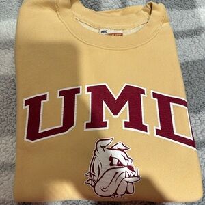 UMD Graphic Women’s Sweater - Yellow